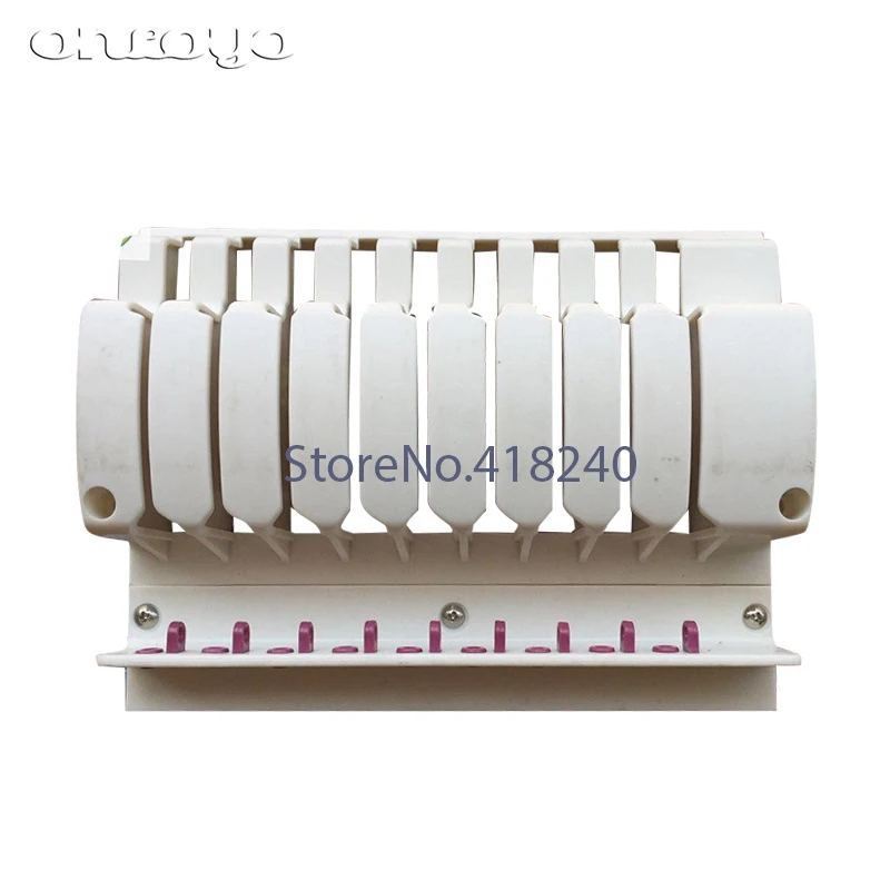 Computer Embroidery Machine Accessories 6 Nine Needle Line 12 Pin Convex Panel Even 9 Needles Front Cover And T Thread Through