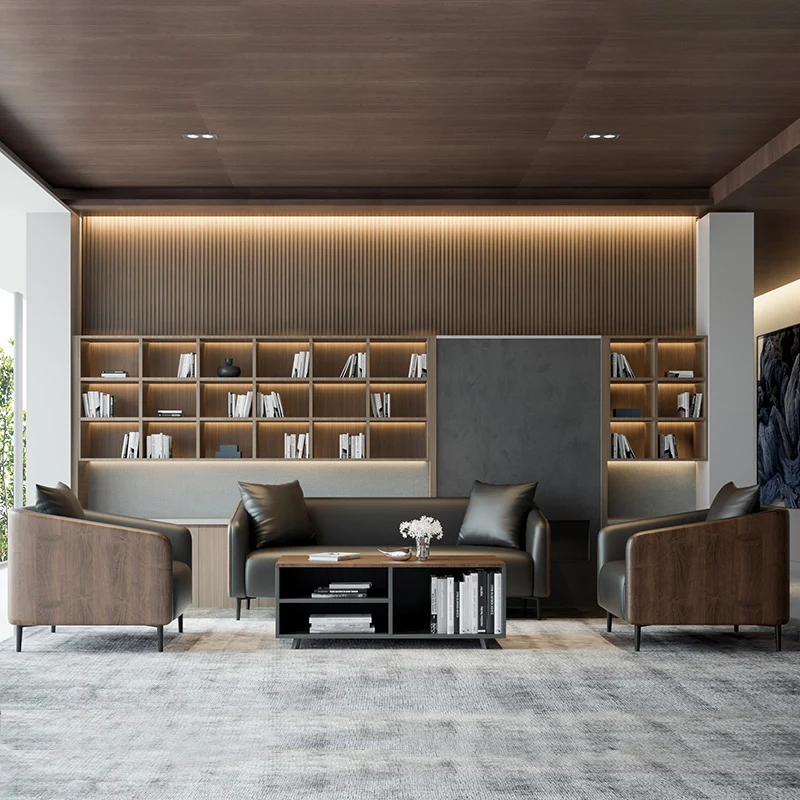 Less Simple Office Furniture Sofa Set Furniture Italian Style Commercial Office Furniture Luxury Office Sofa