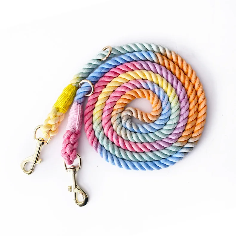 Multiple Hands Free Dog Leash Running Stock Design Personalized Luxury Small Large Pet Rope Leads Walking Accessories Wholesale