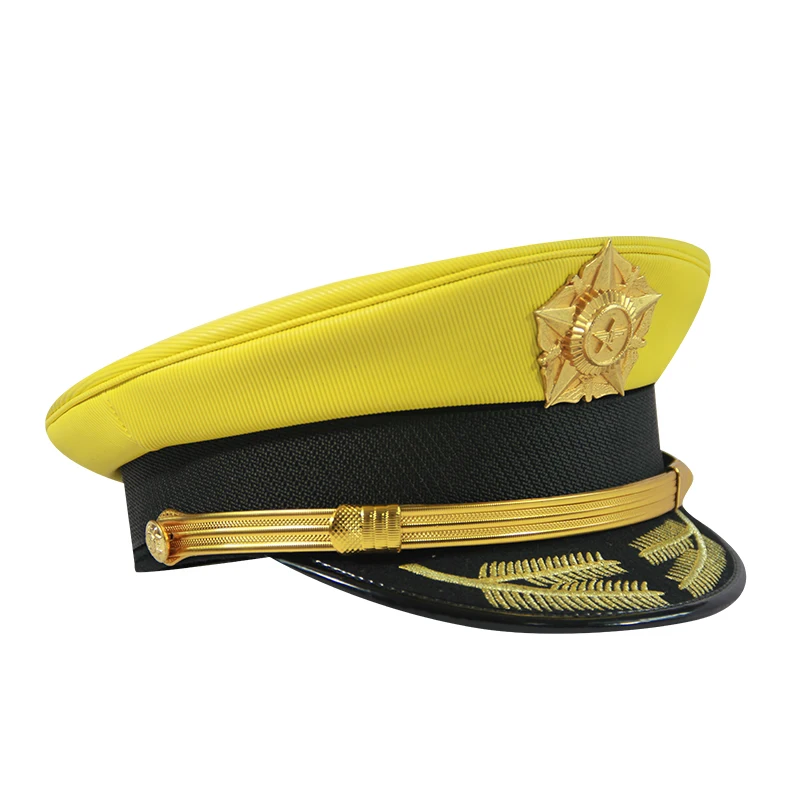 Дизайн логотипа на заказ, OEM, военный офицер, капитан, Униформа, производитель, бестселлер, самая низкая цена, Военный стиль, остроконечная шляпа