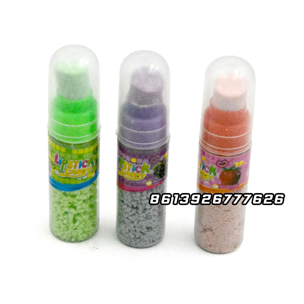 originality colorful sweet soft fruity crazy lipstick candy for sale