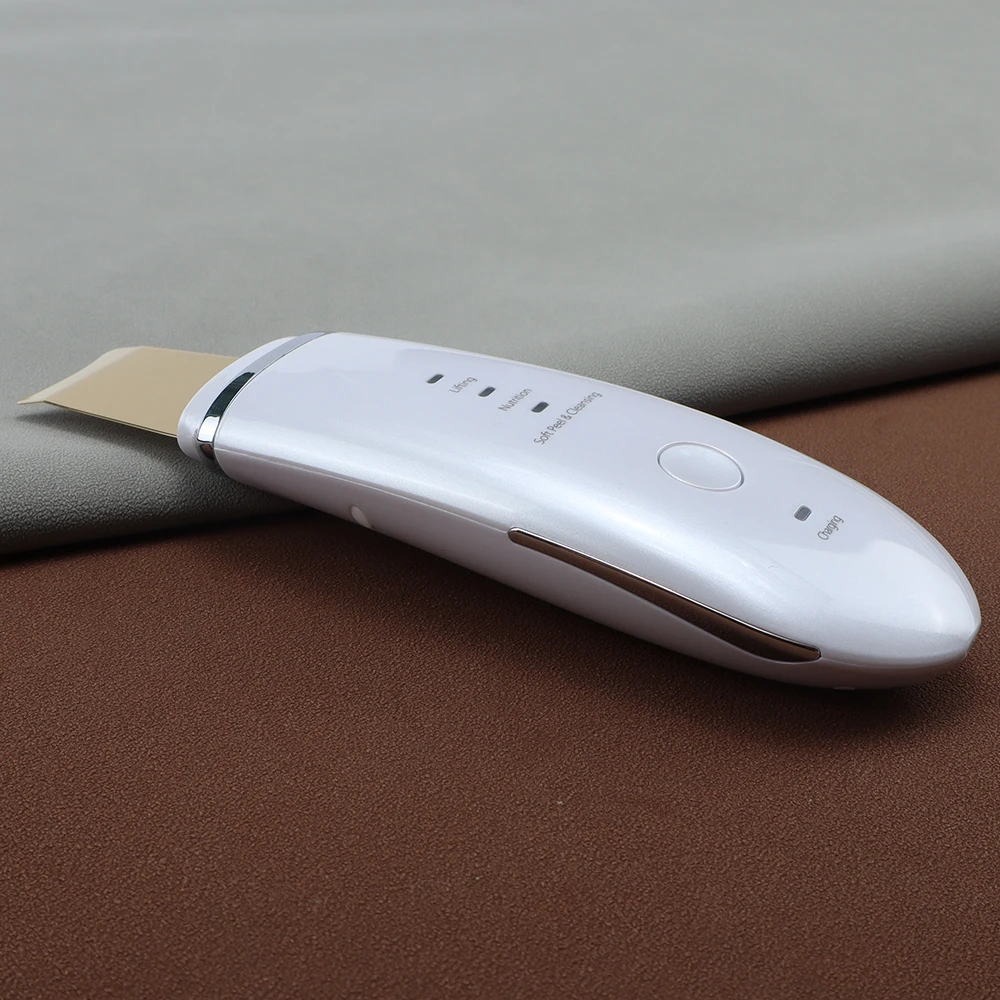 New Wireless Charging Skin Cleansing Device Ultrasonic Skin Scrubber Spatula Facial Skin Scrubber For Home Use