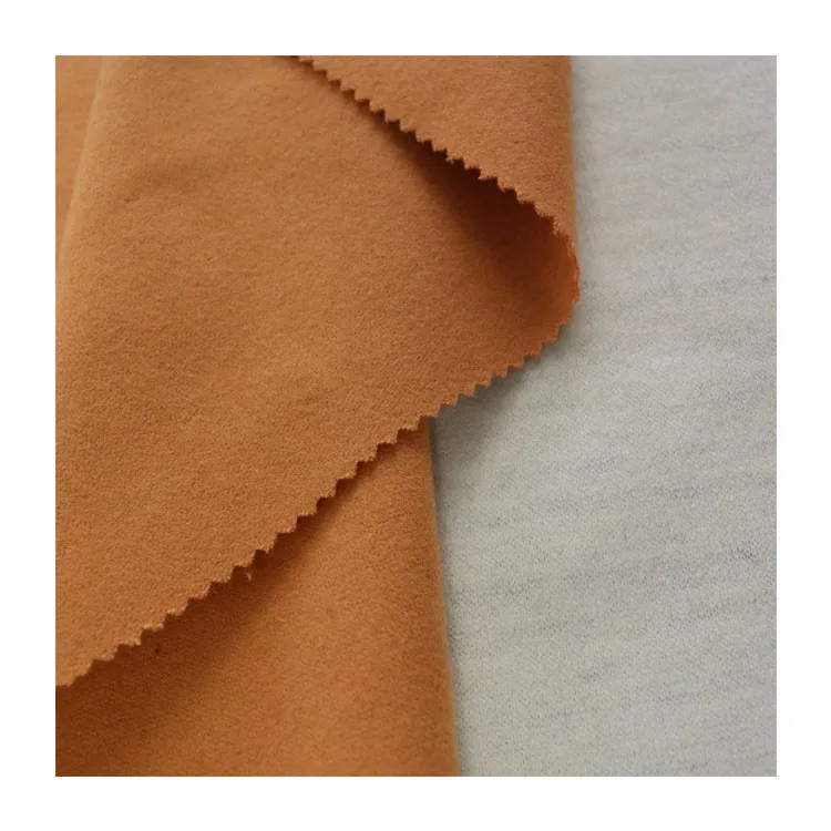 
popular solid color wool viscose blend woolen fabric wool fabric for coats 