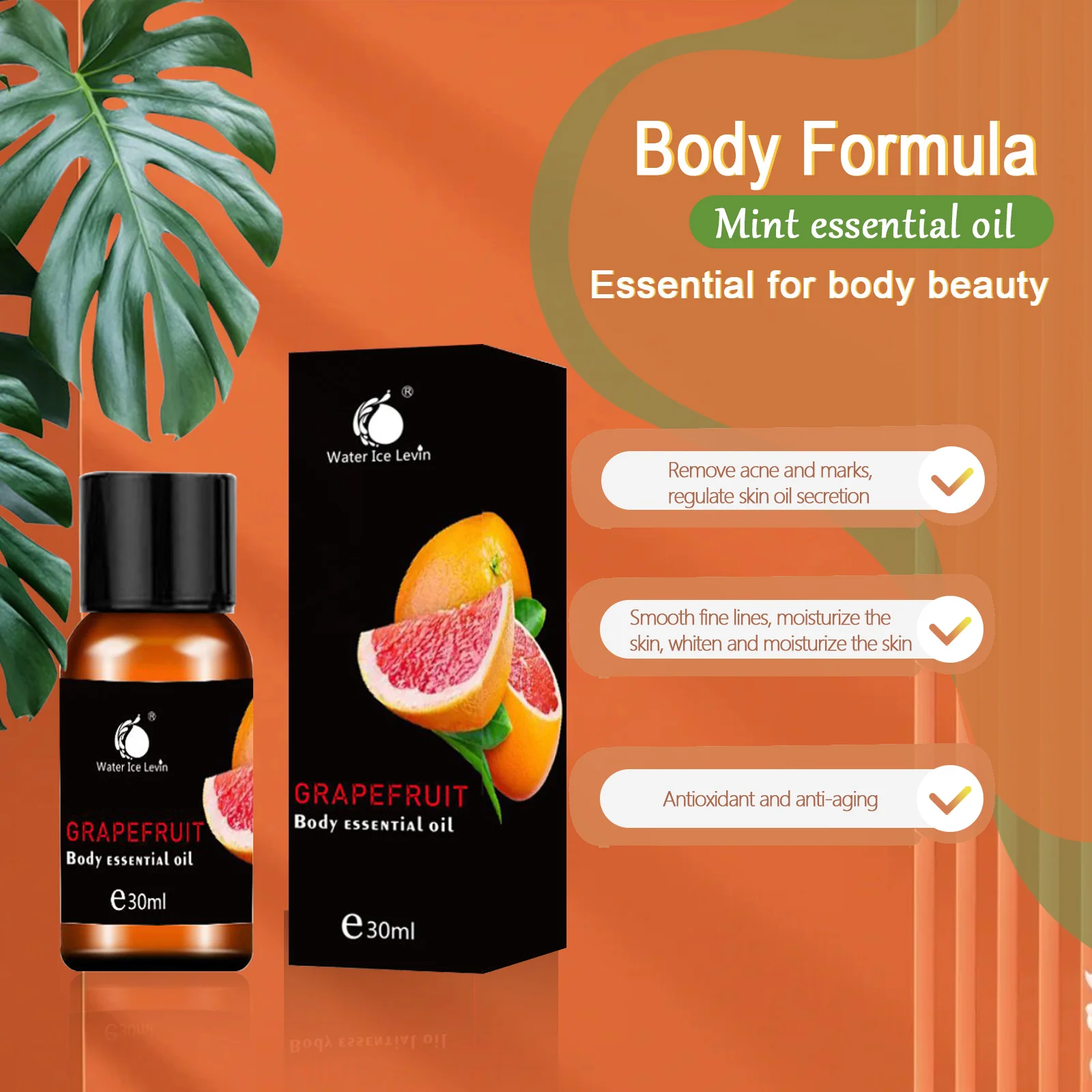 Body care grapefruit essential oil for skin and hair massage at a reasonable and affordable price
