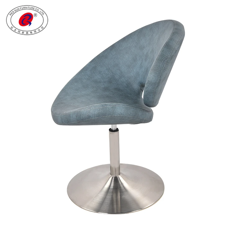 Factory Supplying Stainless Steel  Modern Leather Mini High Leisure Chair Stool For Dining