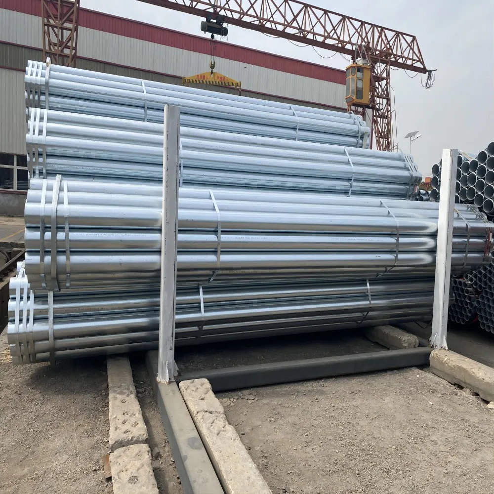 Hot-dipped galvanized steel pipe for construction GI pipe
