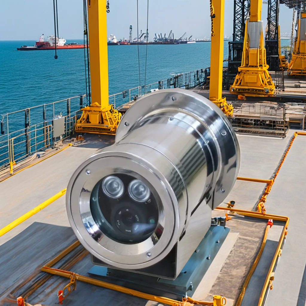 WTAU Brand Crane CCTV Remote Monitoring Security Camera System for Manufacturing Plants and Machinery Repair Shops