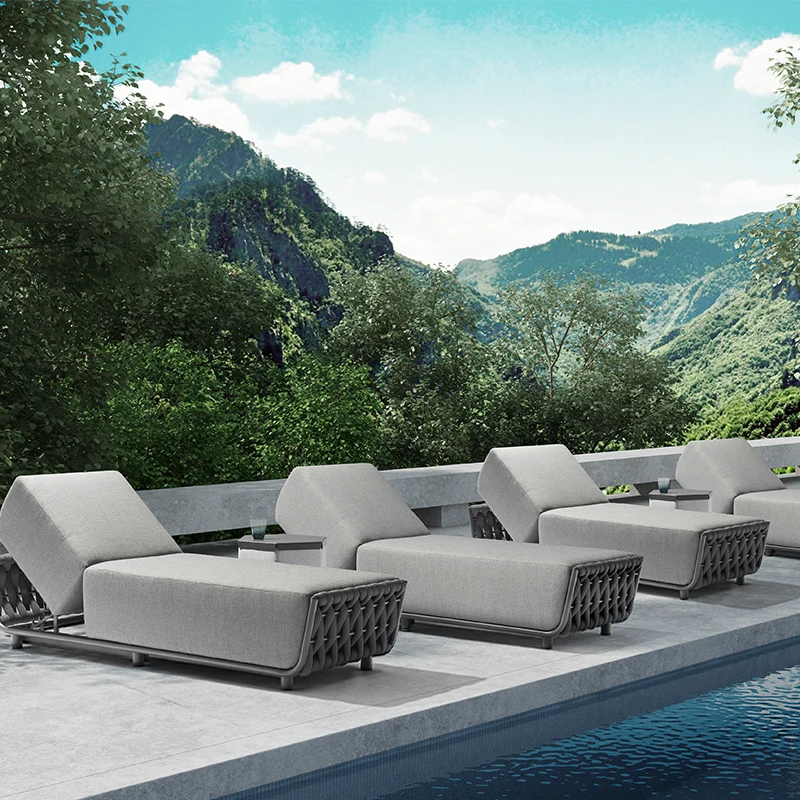 Couture Jardin гостиничный пляжный шезлонг алюминиевый у бассейна уличная мебель