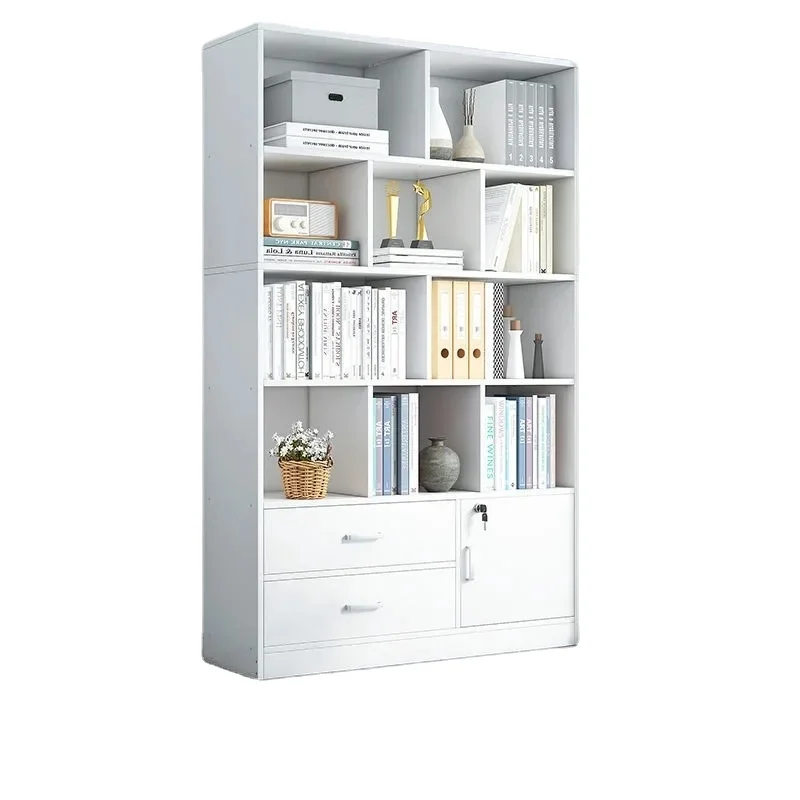 The wooden bookshelf is from xieyoufeng. It is a beautiful bookshelf. It can hold books and has many functions. The design is si