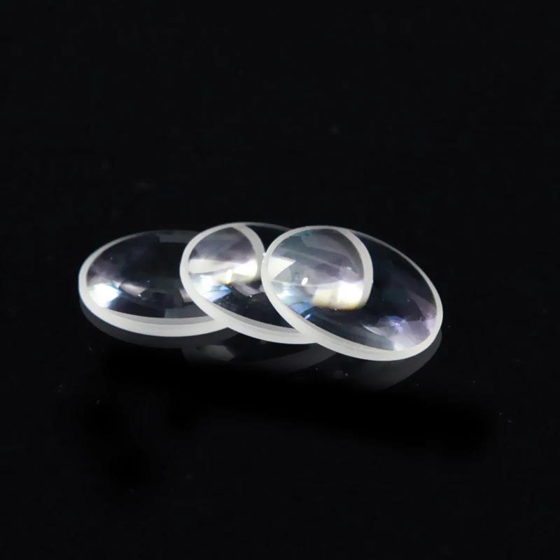 Диаметр 5 мм, фокусное расстояние 10 мм, лазерный плавленый УФ кварцевый плоский выпуклый объектив