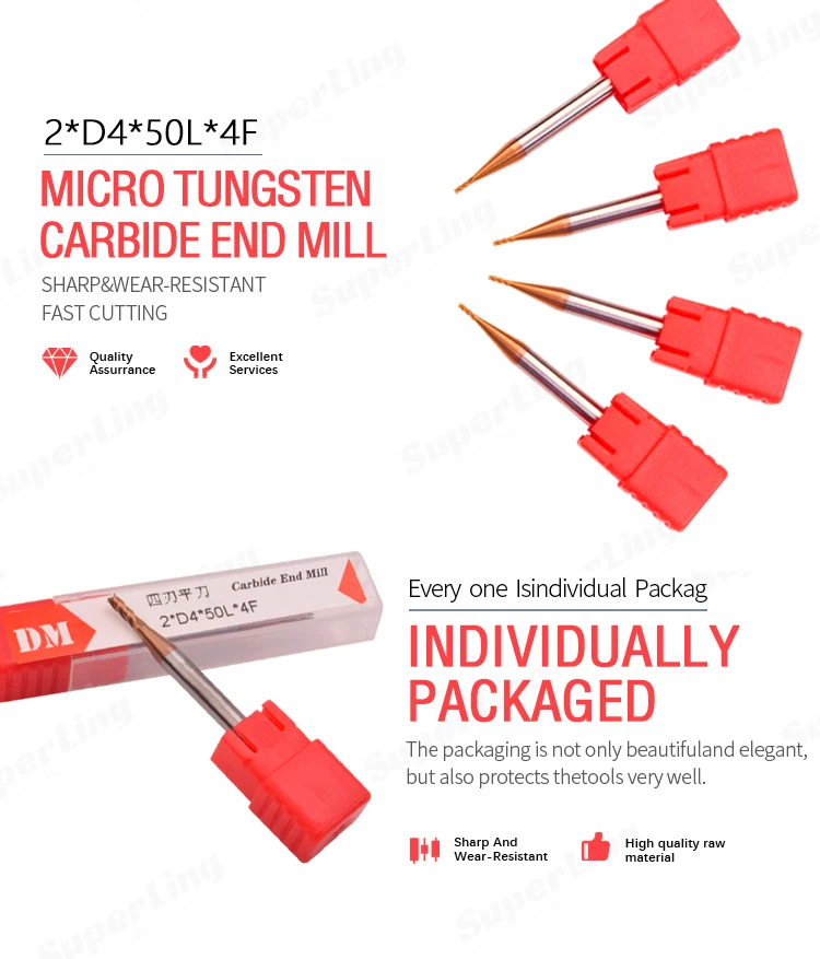 Professional Milling Cutter 2/3/4/ flute various sizes single edged pvc cutting tool CNC Bits For CNC Router