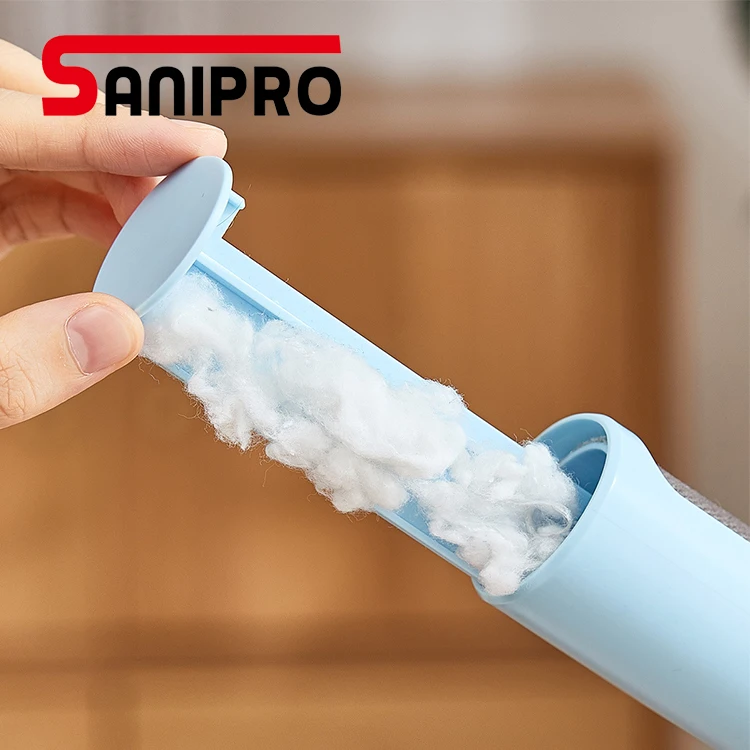
Sanipro New Design Portable Reusable Household Sticky Lint Roller Brush Cleaner Pet Clothes Hair Household Cleaner 