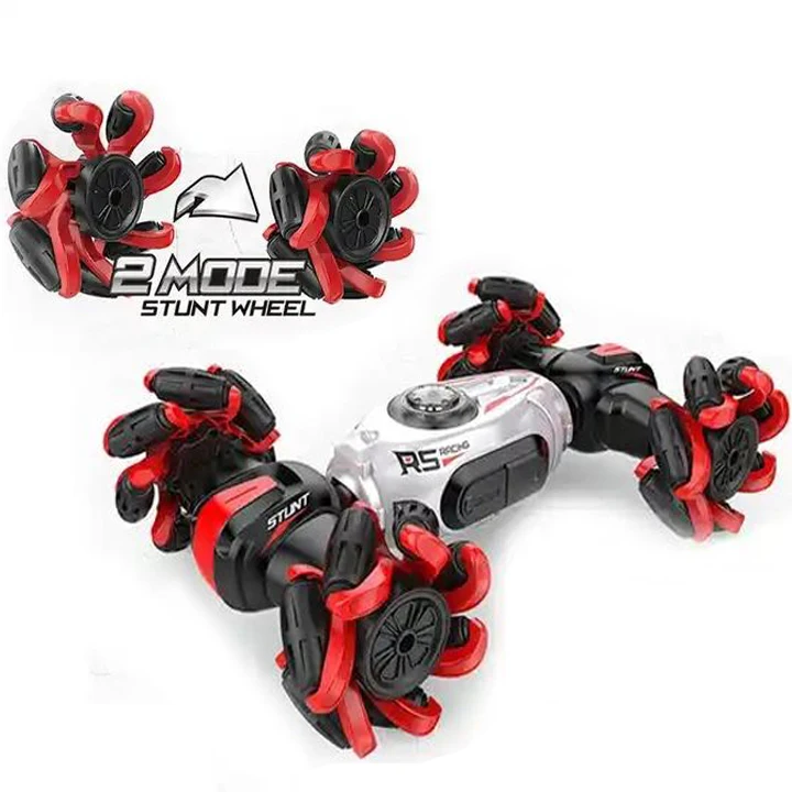 Explosive Stunt Wheel RC Twist Car Toys With Light Show Remote Control Twister Car Toys Radio Control Stunt Truck Toy