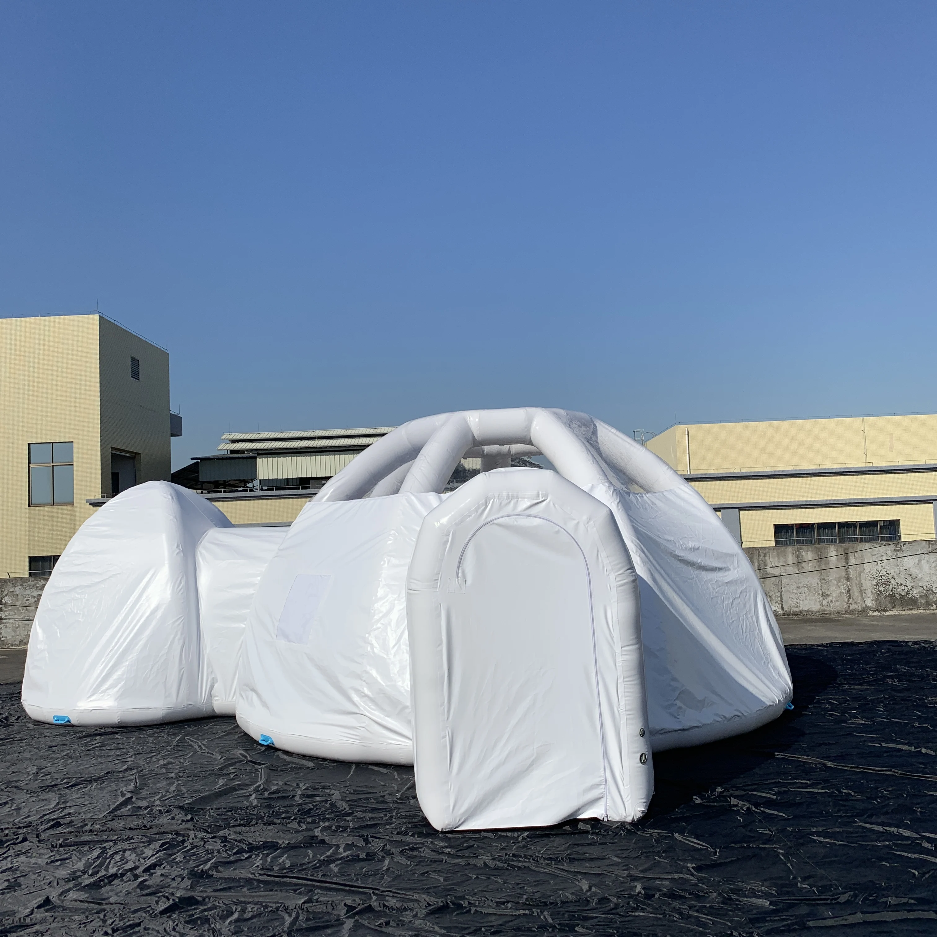 Hot selling automatically product inflatable camping tent inflatable 3 room hotel tent