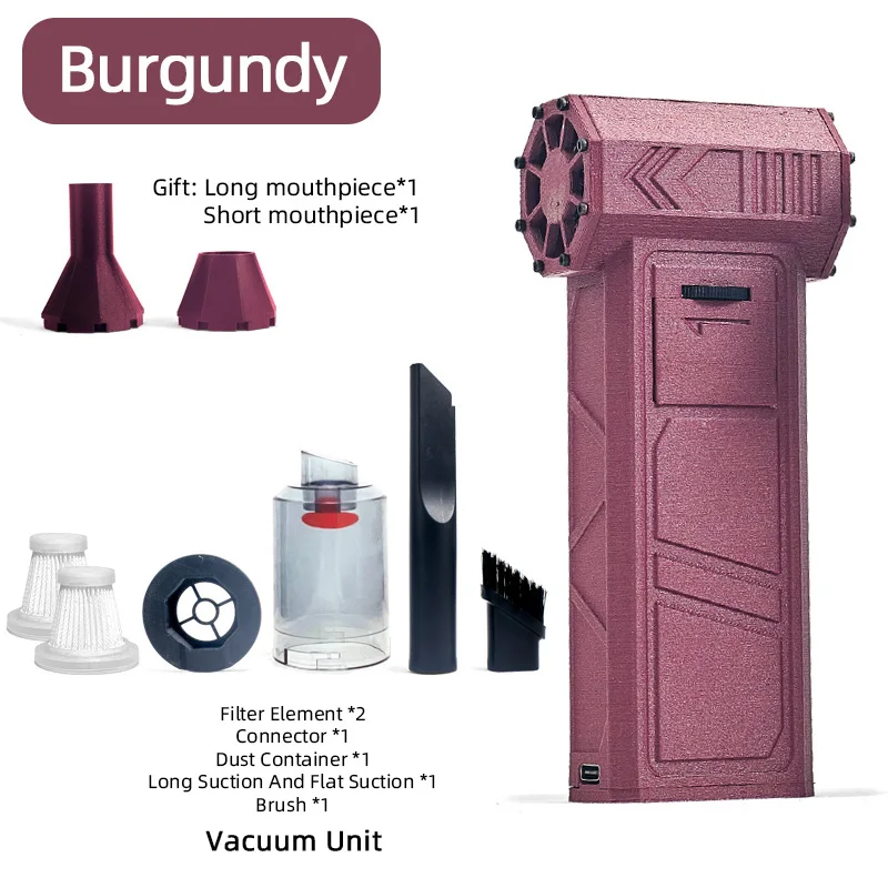 2024 Hot Product 130000Rpm High Power Super Turbo Leaf Blower Plastic Handheld Mini Jet Fan For Car Drying