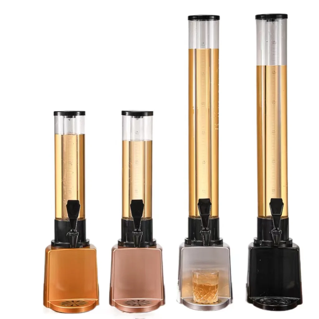 Wholesale KTV Beverage Parts Leo bar Beer Dispenser Keg Long 3L Tap BeerTower