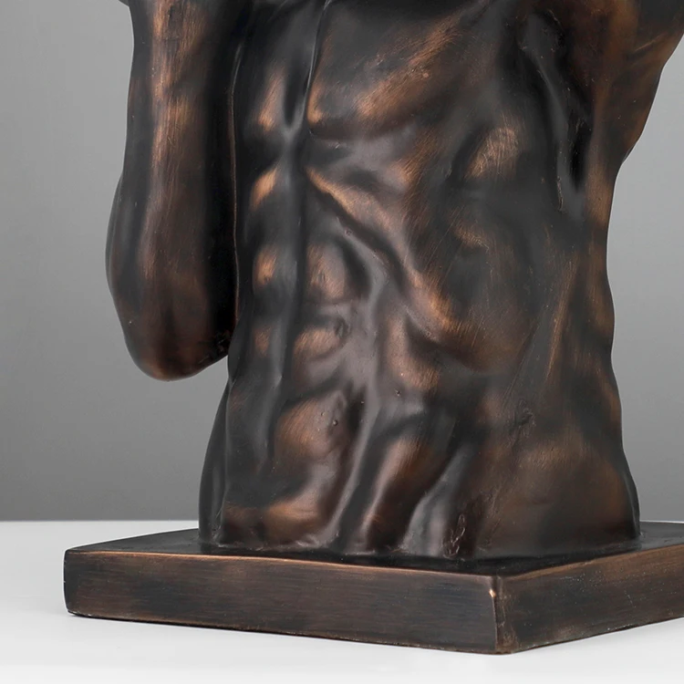 Handmade art modern large sculpture metal stainless steel craft decor figure human sculpture