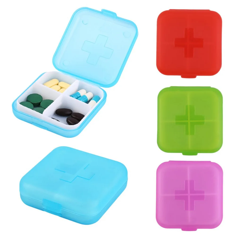 Plastic 7 Day Travel Pocket Pill Box