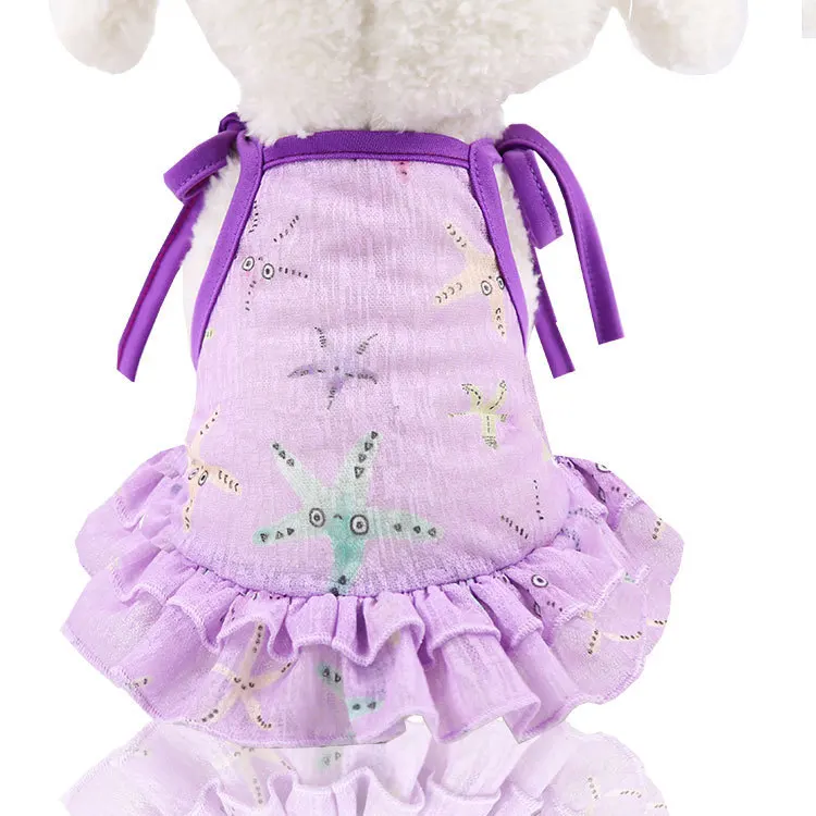 
Pet Fruit Strawberry Banana Printing Puppy Dog Clothes for Cat Skirt T-shirt Vest 