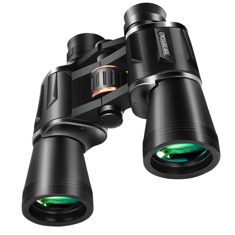 Powerful 10x50 7x50 20x50 Black Porro Prism Binoculars Outdoor Telescope Kid Adults Opera Binoculars for Hunting