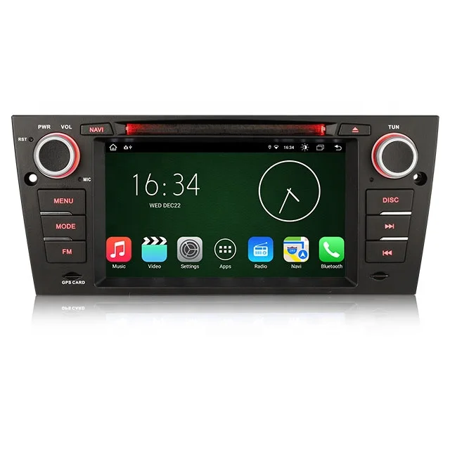 Erisin ES8867D 7 дюймов Android 12 Автомобильный плеер GPS навигация для BMW E90 E91 E92 E93 M3 видео музыкальный