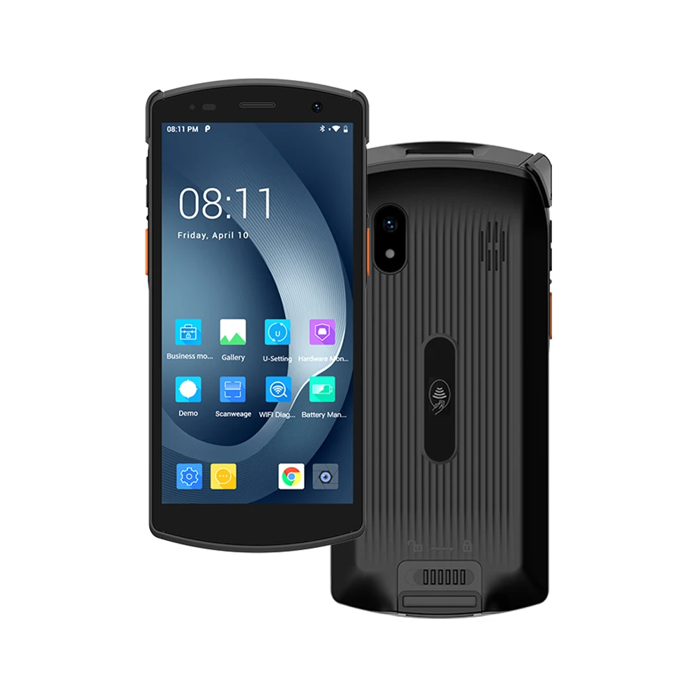 5.5 Inch PDA Barcode Scanner Android 12 RFID Tag Reader Handheld Terminal For Warehouse Inventory Management