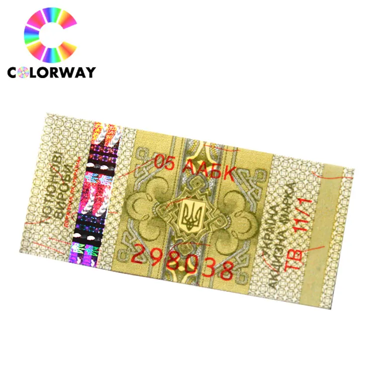 
High Quality label ticket custom logo Design Scratch Coupon Ticket bill card Printing Factory in China 