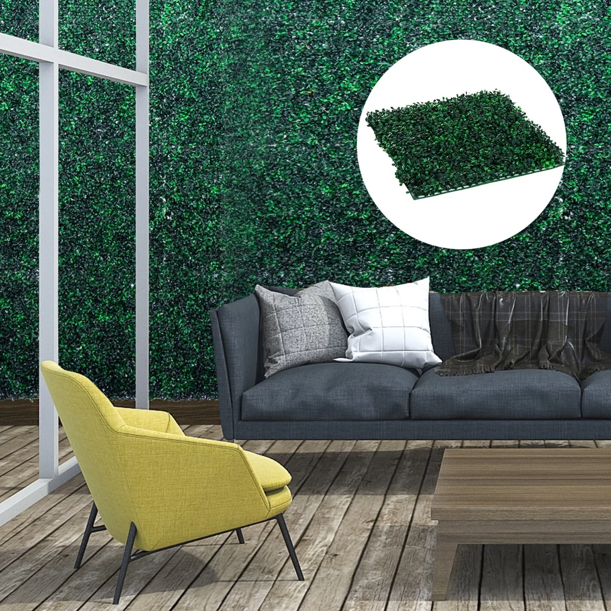 Artificial Boxwood Hedge Mat Plant Panels Artificial Wall Hedge Grass Mat