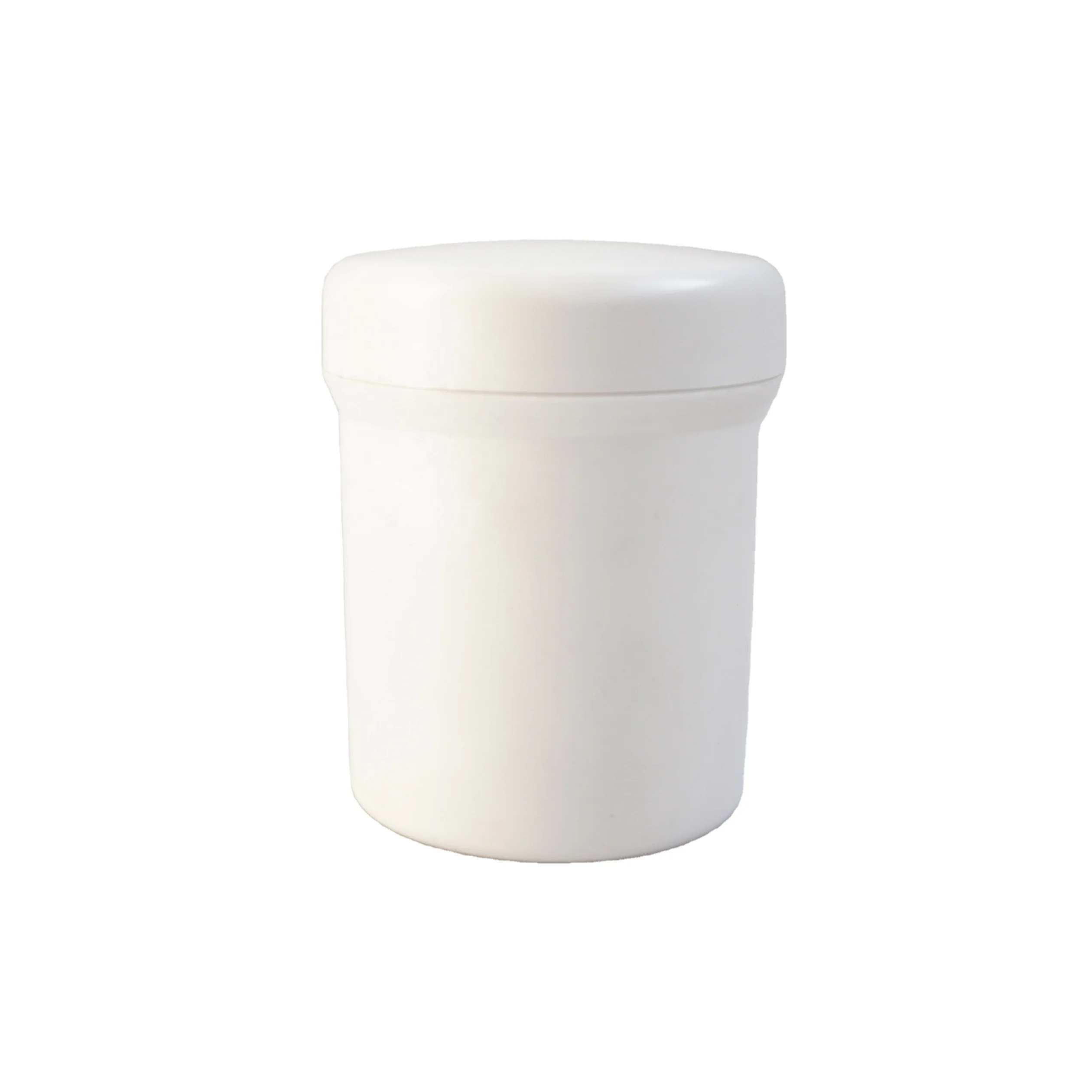 250g  composable biodegradable corn starch PLA materials pill capsule jar packaging with no plastic