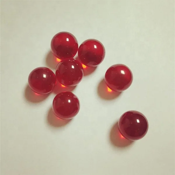 Wholesale colored transparent solid glass ball for decoration