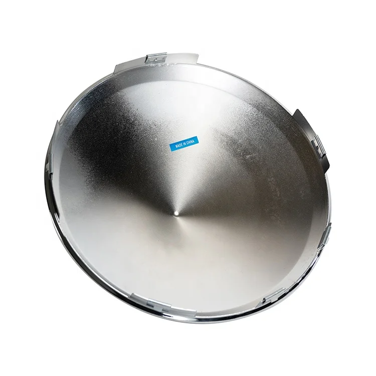 Wholesale nice quality chrome steel front cone american truck spare parts hub cap for freightliner