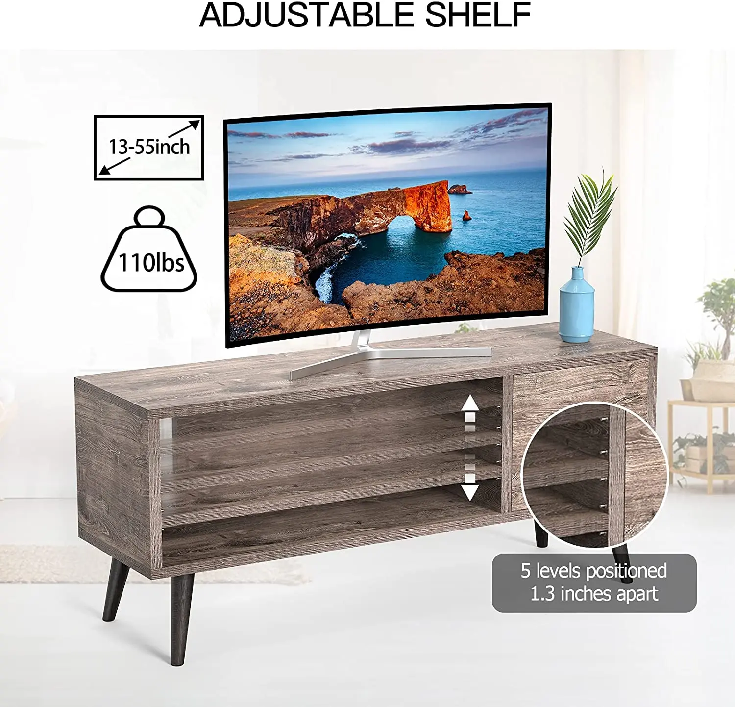 Wholesale Living Room New Modern Wooden TV Stand Pictures OF Cheap Console TV Stand Cabinet