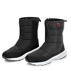 2022 scarpe riscaldate chaussures chauffantes electriques Winter Woman Graphene Rechargeable Electric Battery Heated Boots