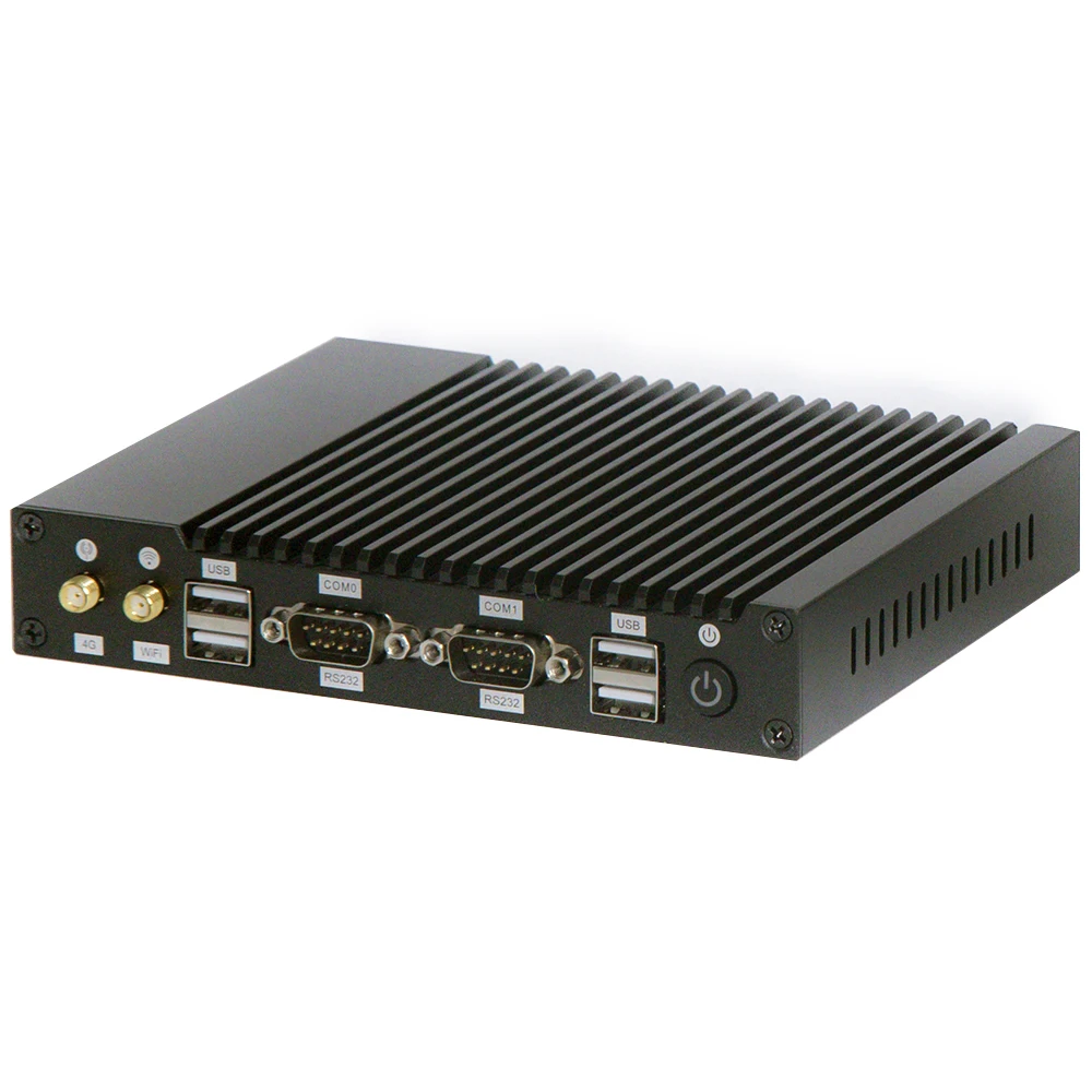 bestview  fanless mini pc vehicle computercar pc with 4 rs232 com hmdi j1900 win10 linux