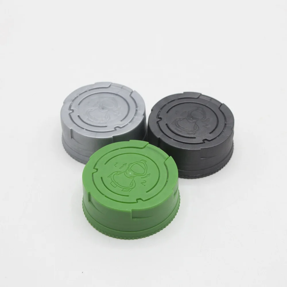 Customizable 38mm 42mm engine oil screw spout cap plastic engine oil lubricant bottle caps