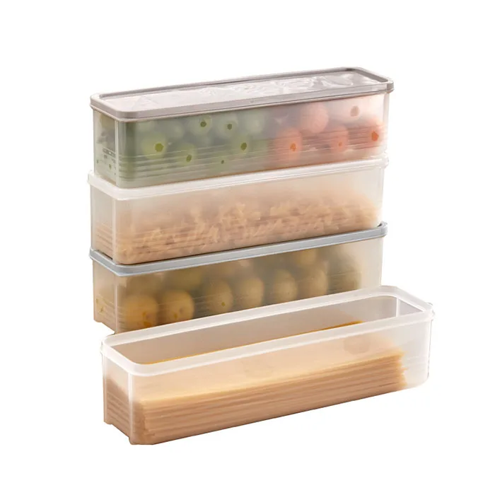 square  noodle food storage virgin plastic storage box