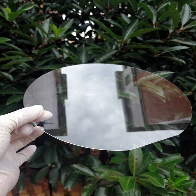 0,1 мм 0,2 мм 0,3 мм высокоточная круглая кварцевая стеклянная пластина/кварцевая подложка