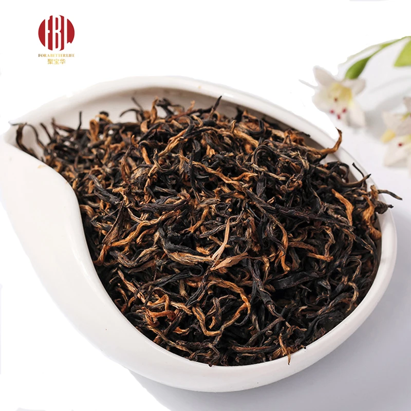 Spring New Premium Organic Jin Jun Mei Chinese Golden Eyebrow Gold Buds Black Tea Arrival Customize China Jinjunmei Black Tea
