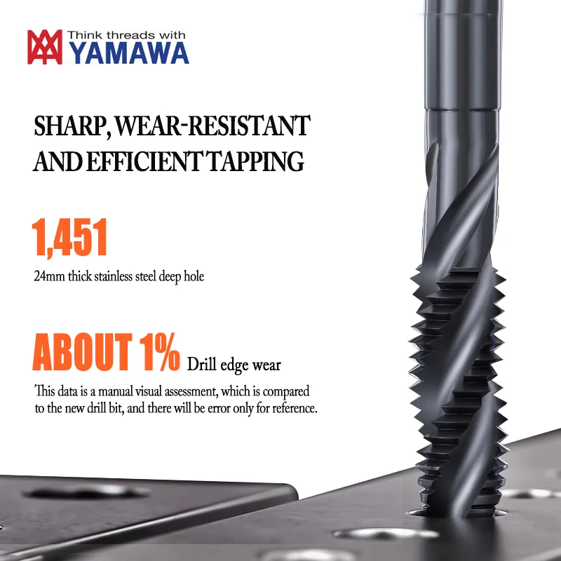thread milling cutter machine tap spiral OX SP cobalt stainless steel titanium coated powder 4M5M6M8 hand taps thread tap