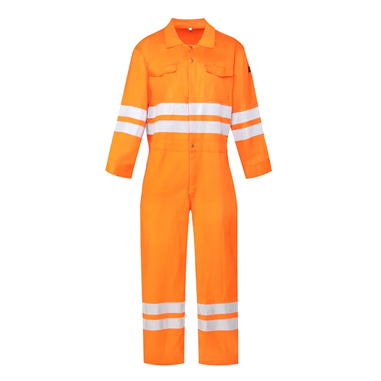 Custom Electrician Safety Work Overalls WorkWear Cotton Industrial Factory Worker Uniform For Men