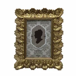 Custom Home Decoration Feather Silver Gold Photo Frame Picture Frame For Wedding Party Birthday Gifts