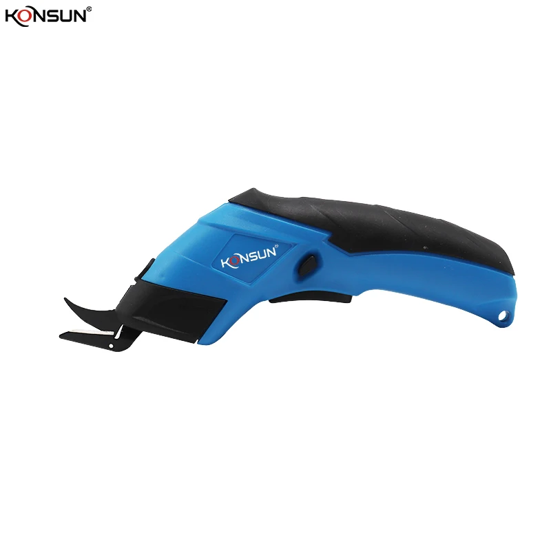 KONSUN 3.6V lithium cordless electric cloth or paper cutter scissor with USB charger wire