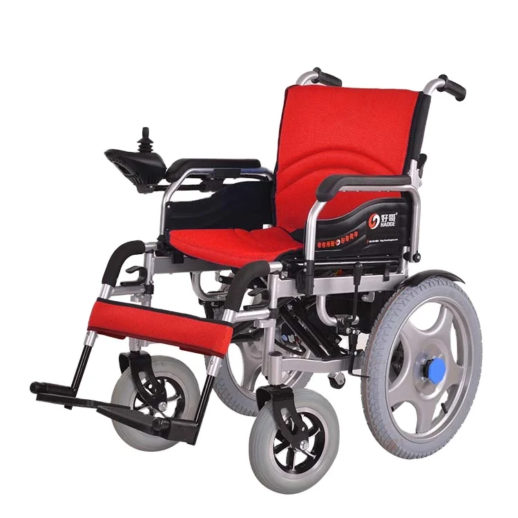 HG-W680B Folding LightWeight big rear wheels  electric Power Wheelchair