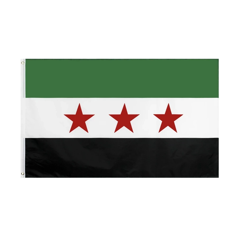 Long Lastaing Promotional Sport Flag All Countries Custom Nylon Syrian Arab Republic Flag