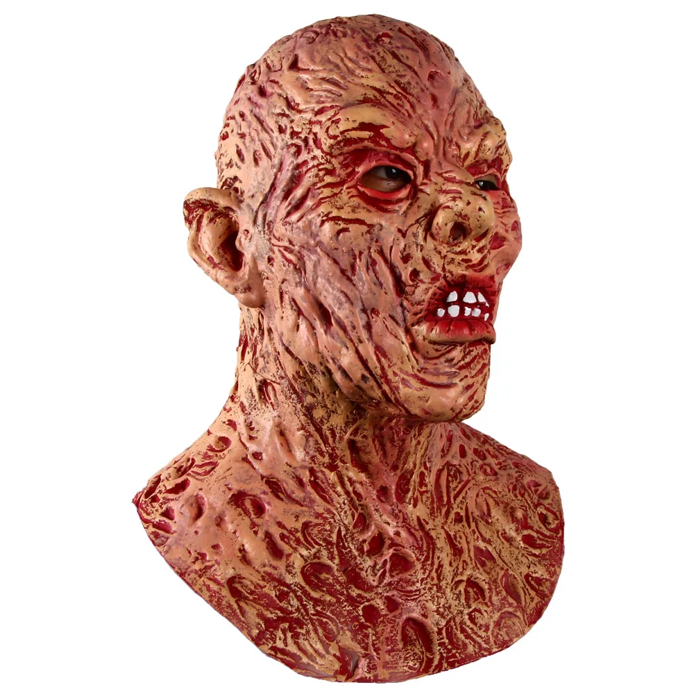 Film And Television Halloween Horror Movie Latex Human Face Ghost Headgear Jason Freddy Mask