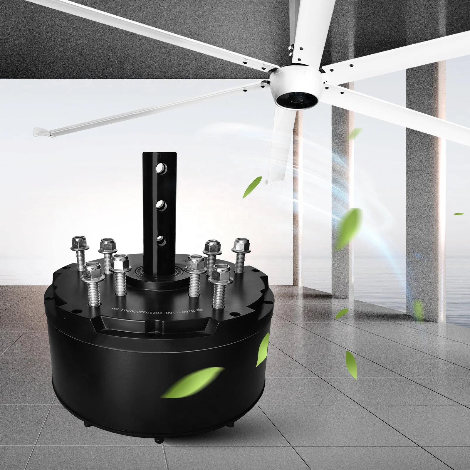 New Zealand livestock industry uses high-power 12ft 24ft oem 220v 380v ceiling fans