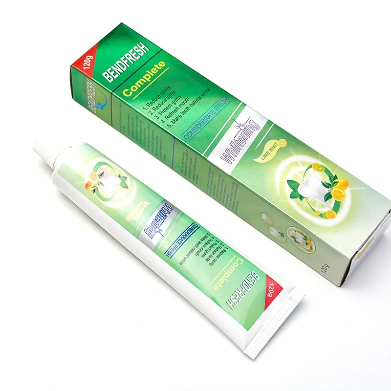 Отбеливающая зубная паста bendfresh для домашнего использования, 120 г