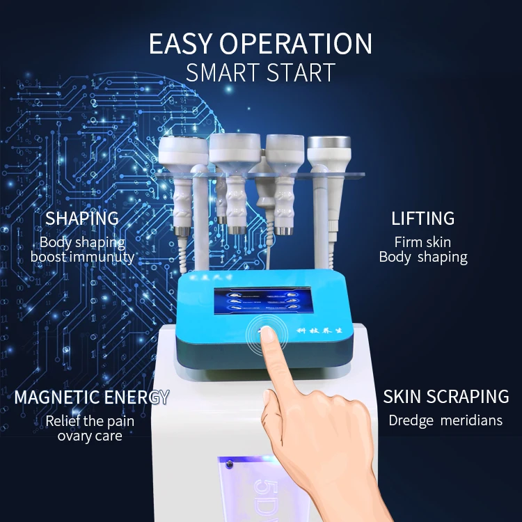 
Ce Approved Portable Ultra Body Shape Cavitation Rf Vacuum Slimming Machine 