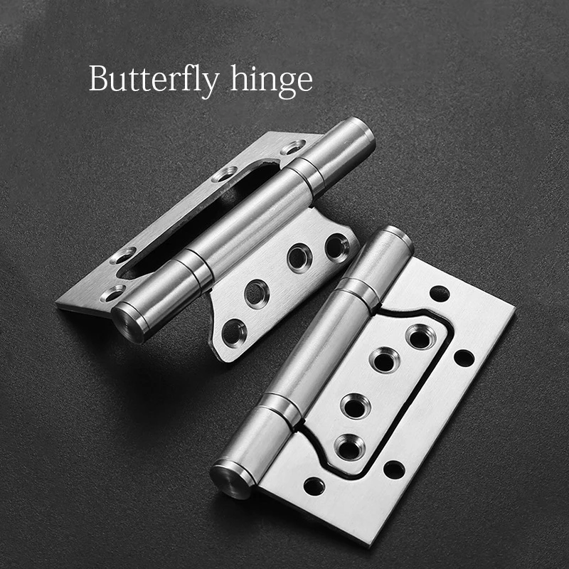 OLS-HY37  Manufacturer Customization Door Window Hinge Pivot Hinge 2 Ball Sliding Bearing Flush Door Butterfly Hinges