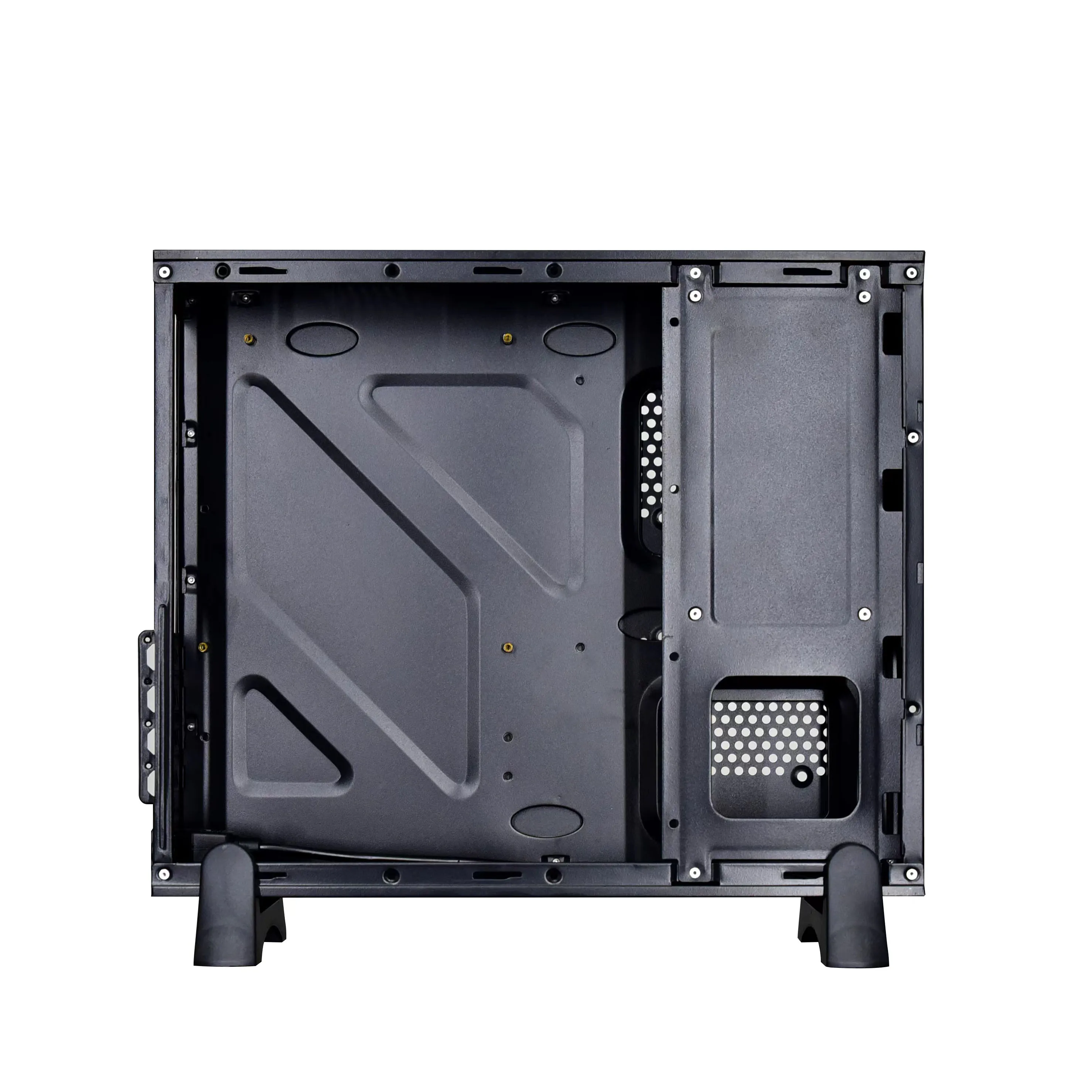 SFX Slim PC Tower Cabinet With PVC Stand Micro ATX ITX Case